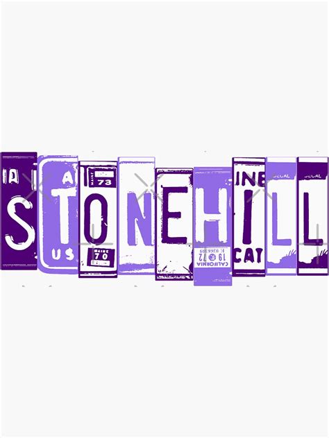 "stonehill college " Sticker for Sale by ribeiroaalyah | Redbubble