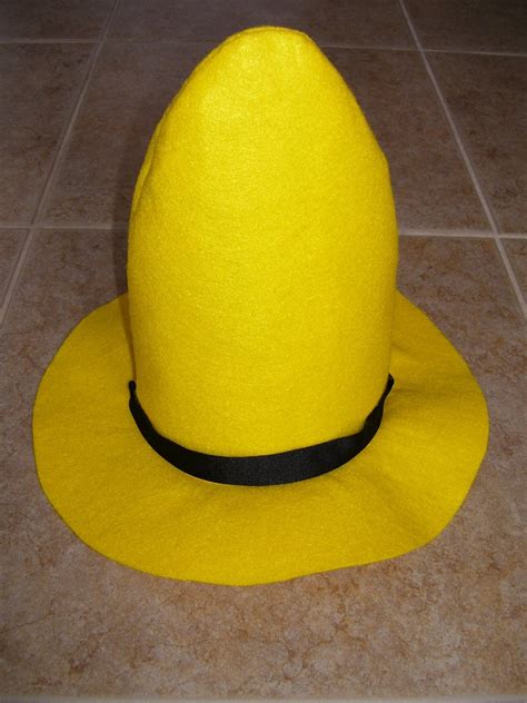 Man in the Yellow Hat Yellow Hat by ANeedlePullingThread on Etsy