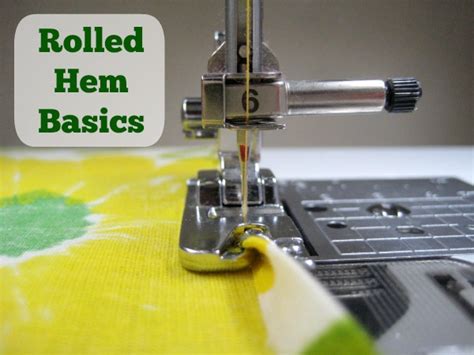 Sewing Tip: Rolled Hem Foot Basics | Make: