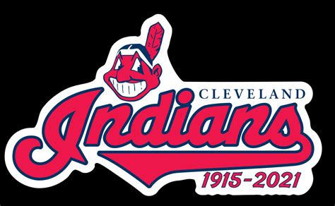 CLEVELAND INDIANS CHIEF wahoo decal 1915-2021 Name Change | Etsy