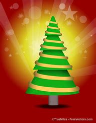 Free Christmas Tree Vector for Free Download | FreeImages