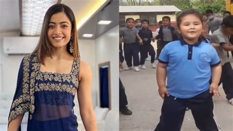 Rashmika Mandanna reacts to ‘cute’ school girl dancing to Saami Saami ...