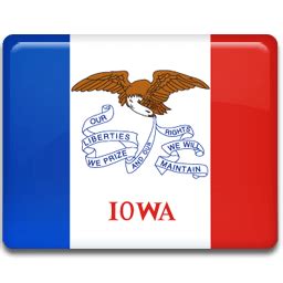 Iowa Flag Icon | American States Iconset | Custom Icon Design