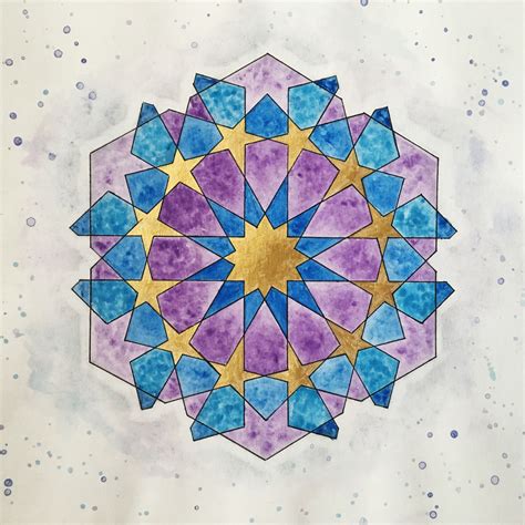 Hacer Topbaş adlı kullanıcının islamic geometry my art panosundaki Pin | Islami sanat, Çizimler ...