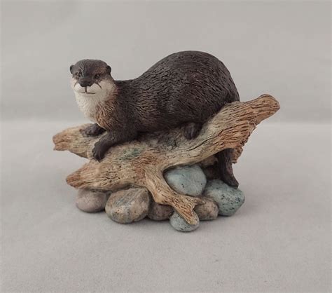 Border Fine Art Otter Figurine Resin Otter Ornament Model No | Etsy UK ...