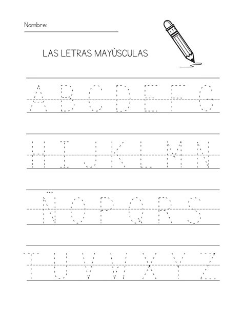 20 Spanish Alphabet Worksheets for Kindergarten - - Worksheets Library