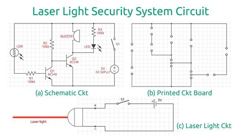 Working Explanation of 'Laser Light Security Alarm' Circuit - YouTube