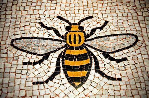 "Manchester Bee" Stickers by Darren Taylor | Redbubble