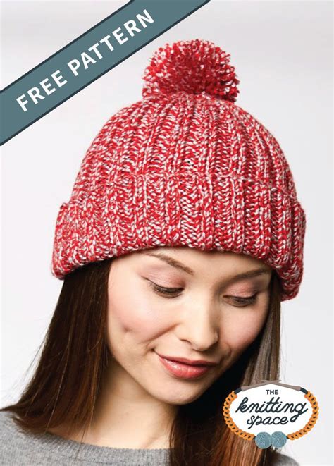 Favorite Knitted Pompom Hat [FREE Knitting Pattern] | Knitted mittens pattern, Knitting ...