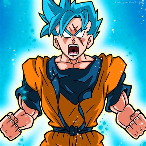 Future Gohan Super Saiyan Blue by Chris-Vassilico on Newgrounds