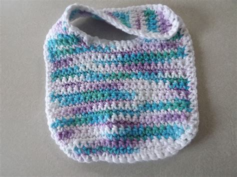 Easy Crochet Baby Bib | AllFreeCrochet.com