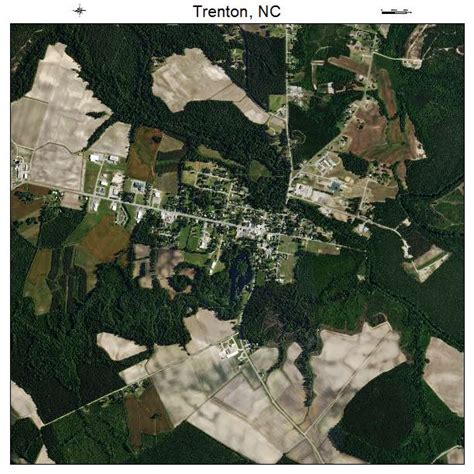 Aerial Photography Map of Trenton, NC North Carolina