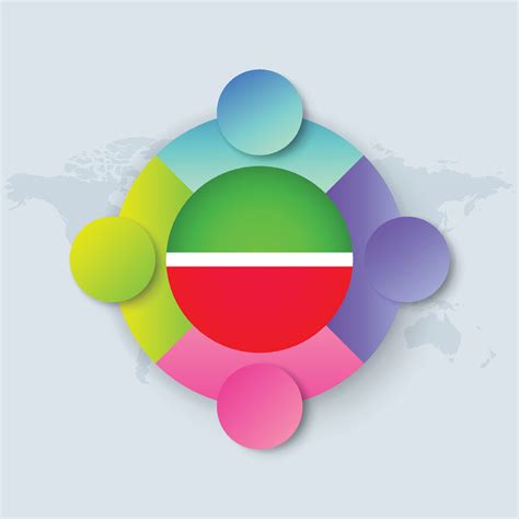 Tatarstan Flag with Infographic Design isolated on World map 4268671 ...