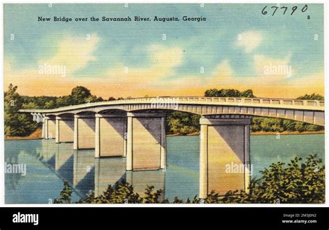 Savannah river bridge georgia Cut Out Stock Images & Pictures - Alamy