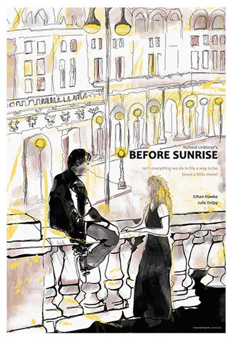 Before Sunrise Alternative Movie Poster Original Illustration - Etsy