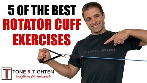 How To Strengthen Rotator Cuff - Physical Therapy Exercises For Shoulder Pain - YouTube