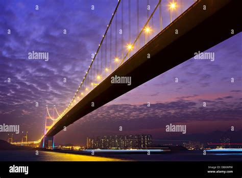 Tsing Ma bridge Stock Photo - Alamy