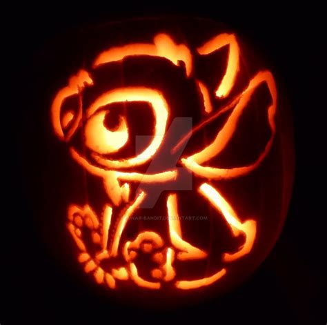 Stitch Pumpkin by lunar-bandit on DeviantArt