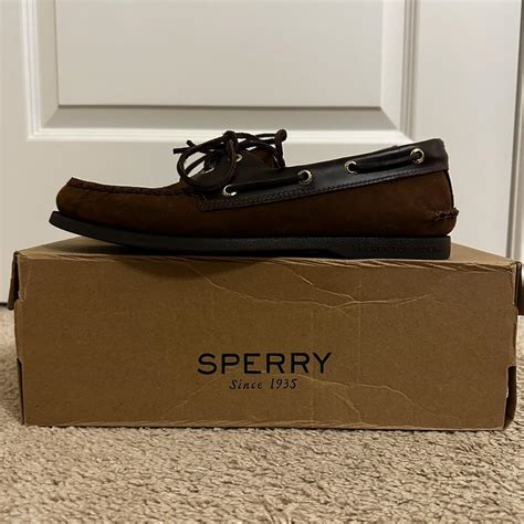 Sperry Men's Brown Boat-shoes | Depop