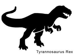 Printable Dinosaur Stencils | Dinosaur stencil, Dinosaur silhouette ...