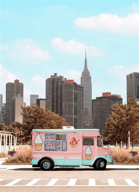 New York Ice Cream | New york ice cream, Ice cream van, Ice cream truck