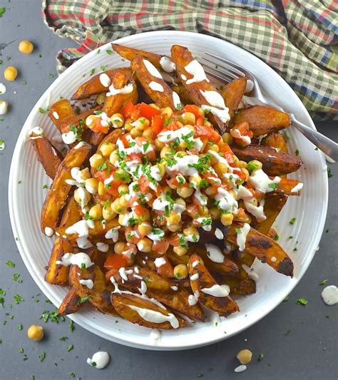 Loaded Taco Fries with Lime Crema | FaveHealthyRecipes.com