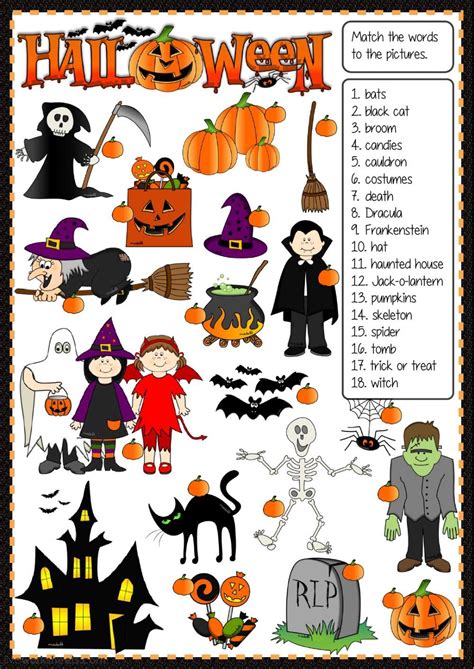 Halloween interactive and downloadable worksheet. You can do the ...