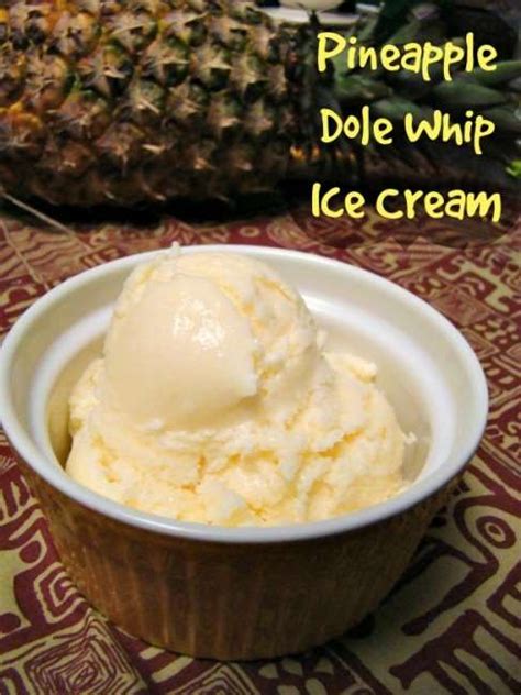 Disney's Famous Dole Whip - Homemade Pineapple Ice Cream