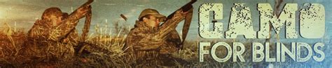 Camouflage & snow covers for hunting blinds | Lucky-hunter.com