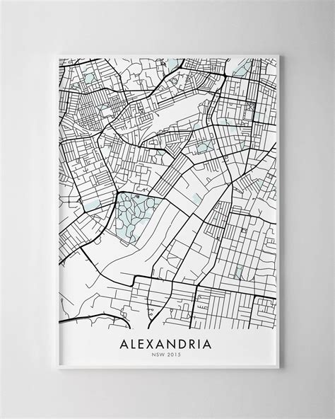 Sydney – Alexandria Map Print - Chelsea Chelsea