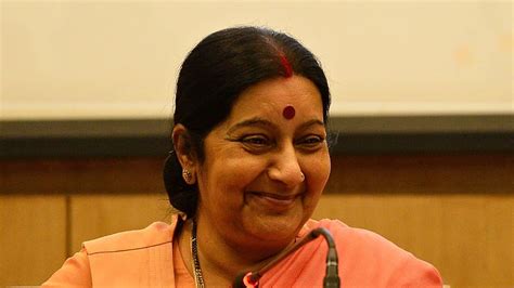 Sushma Swaraj Quotes Rig Veda, Swami Vivekanand In Organisation of ...