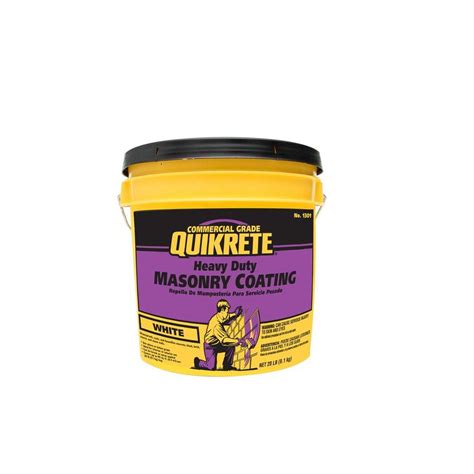 Quikrete 20 lb. White Masonry Coating-240120 - The Home Depot