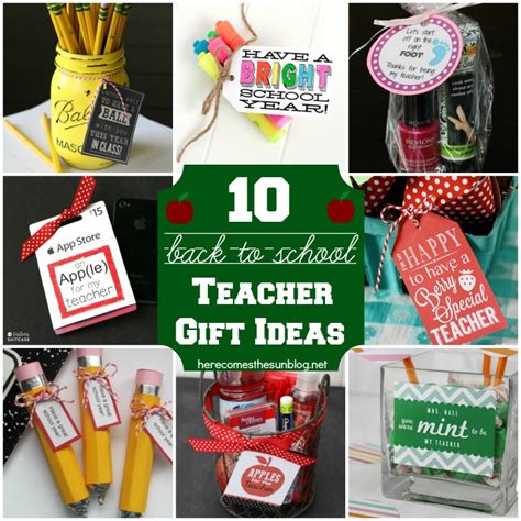 10 Back to School Teacher Gift Ideas | Here Comes The Sun