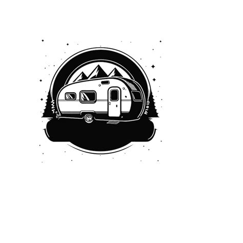 CAMPER CARAVAN SVG, Camper Clipart, Camping Svg, Camper Svg - Inspire ...