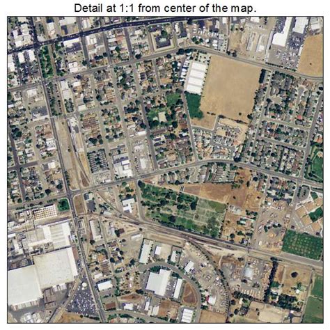 Aerial Photography Map of Oakdale, CA California