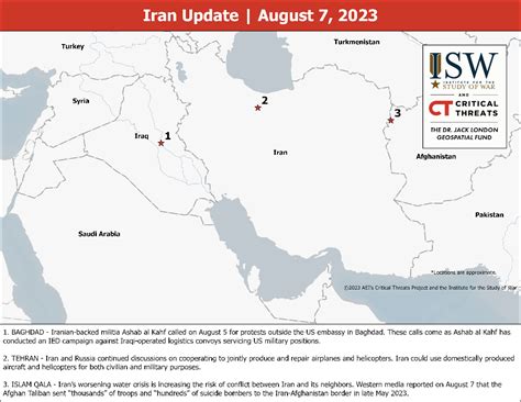 Iran Update, August 7, 2023 | Institute for the Study of War