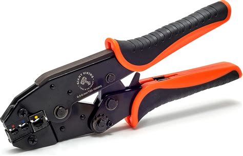 Buy Ratchet Wire Hand Crimp Tool For Insulated Terminals 20-10 AWG - Ergonomic Crimping Pliers ...