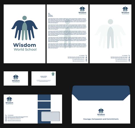 Logo Re-design for Wisdom World School on Behance