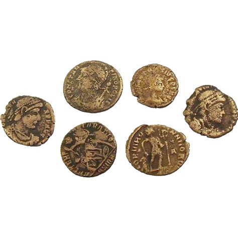 Five Ancient Roman Empire Copper Coins SOLD on Ruby Lane