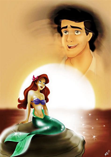 Walt Disney Fan Art - Prince Eric & Princess Ariel - walt-disney ...