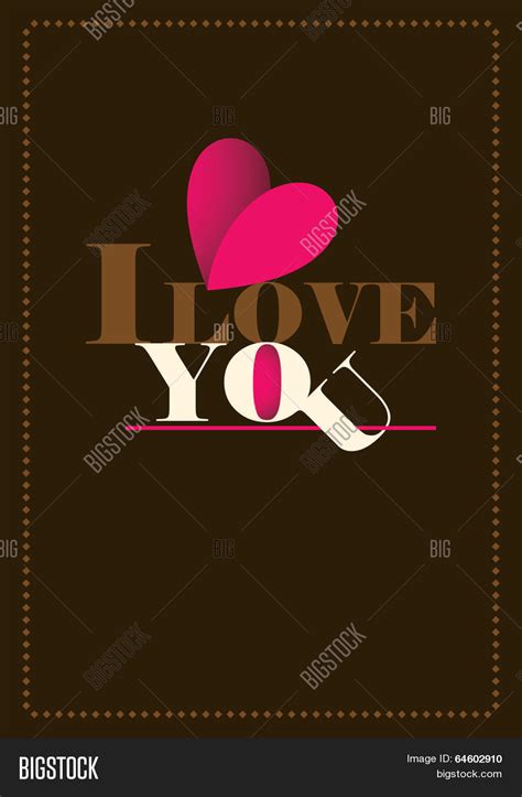 Love Poster Design Vector & Photo (Free Trial) | Bigstock