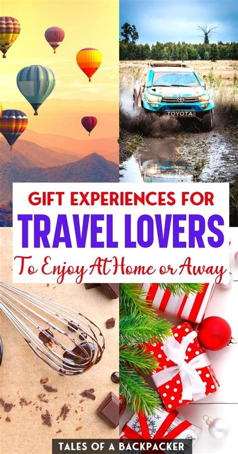 What to Buy for Travel Lovers - Travel Gift Experiences They'll Love ...