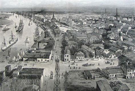 City and Harbor of Savannah, Georgia, 1883 | Savannah chat, Visit savannah, Historic savannah