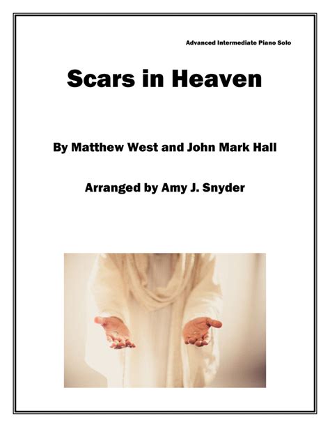 Scars In Heaven (arr. Amy J. Snyder) Sheet Music | Casting Crowns ...