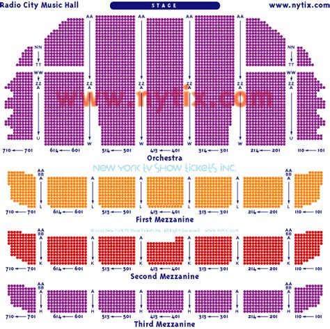 Radio City Music Hall Maps