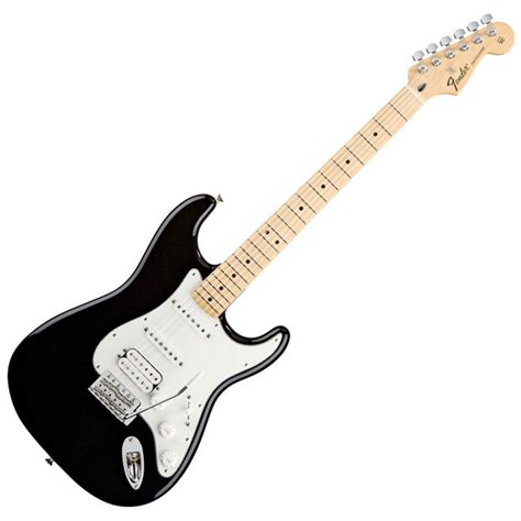 Fender Standard Stratocaster HSS, MN, Black at Gear4music.com