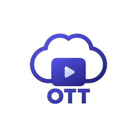 Premium Vector | OTT video content platform icon