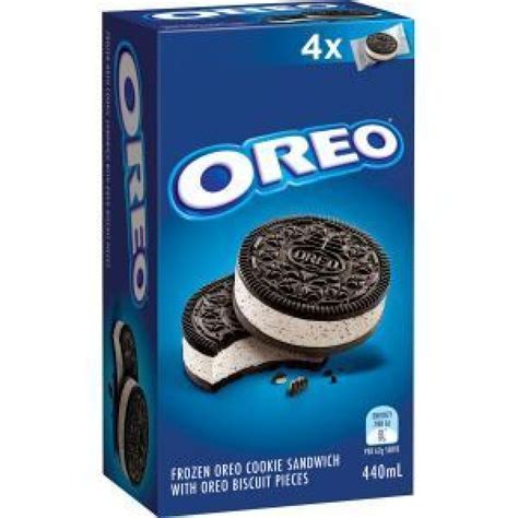 Oreo Ice Cream Sandwich Cookie 440ml Reviews - Black Box