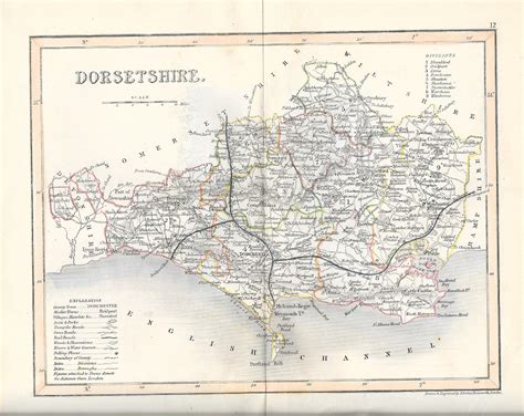 Dorset Dorsetshire antique map – Maps and Antique Prints