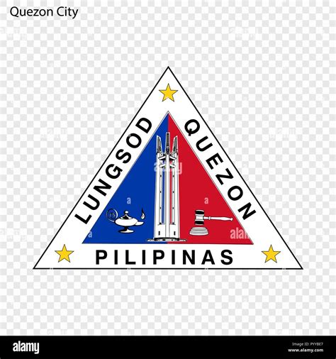 Emblem of Quezon City. City of Philippines. Vector illustration Stock Vector Image & Art - Alamy